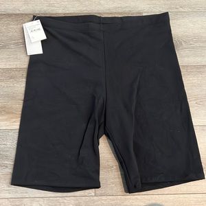 Nordstrom Rack black biker shorts NWT